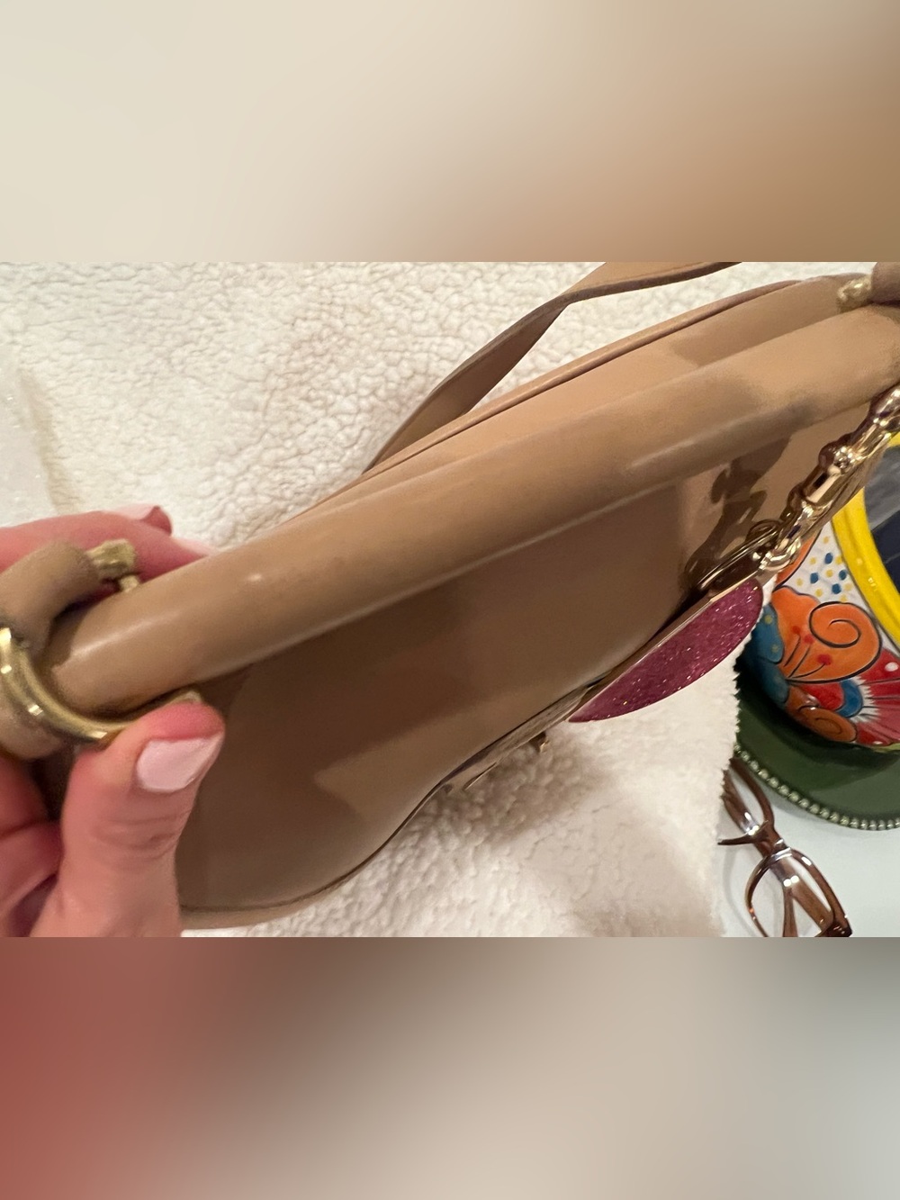 Coach Logan 9907 Style CamelLeather Vintage Bag - Picture 13 of 16